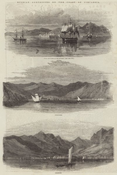 Forteresses russes sur la côte de Circassie - English School